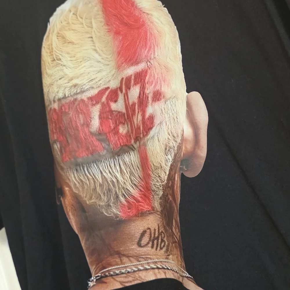 Black Chris Brown Breezy Graphic T-Shirt - Picture 3 of 4